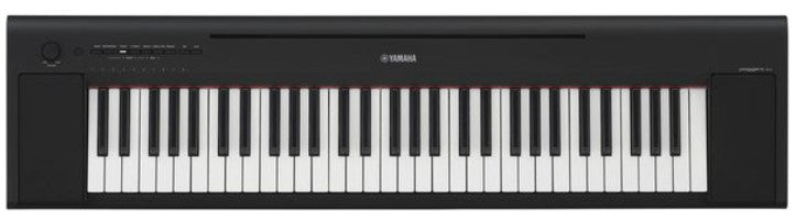 Yamaha -Pack- NP15B Piano Digital Piaggero Negro + Soporte Tijera y Auriculares 2