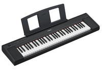 Yamaha -Pack- NP15B Piano Digital Piaggero Negro + Soporte Tijera y Auriculares 3