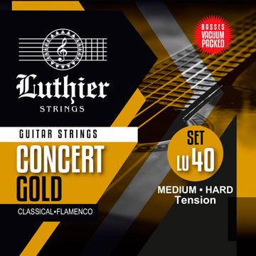 Luthier LU-40 Juego Cuerdas Guitarra Epañola Tensión Medio Alta 1