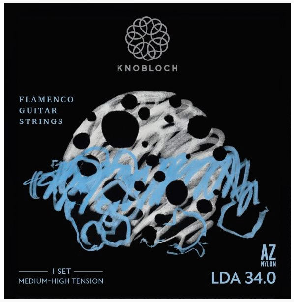 Knobloch LDA34.0 Luna Flamenca AZ Nylon Juego Cuerdas Guitarra Flamenca Tensión Media Alta 1