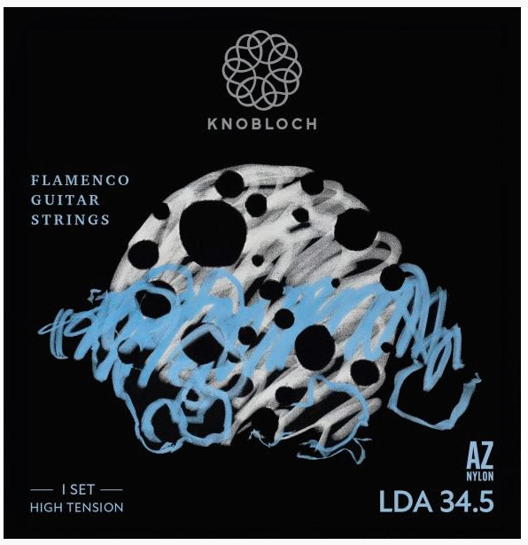 Knobloch LDA34.5 Luna Flamenca AZ Nylon Juego Cuerdas Guitarra Flamenca Tensión Alta 1
