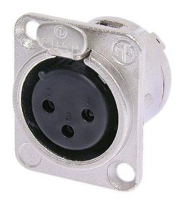 Neutrik NC3FDL 1 Conector XLR Hembra Panel 1