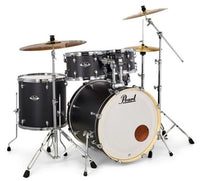 Pearl EXX725SBR C761 Export Exx Batería Acústica con Herrajes y Platos Satin Shadow Black 1