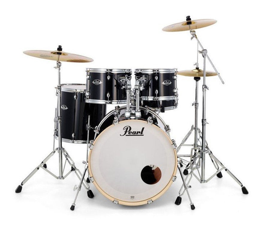 Pearl EXX725SBR C761 Export Exx Batería Acústica con Herrajes y Platos Satin Shadow Black 2