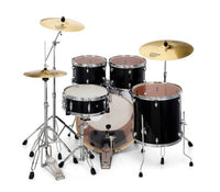 Pearl EXX725SBR C761 Export Exx Batería Acústica con Herrajes y Platos Satin Shadow Black 4