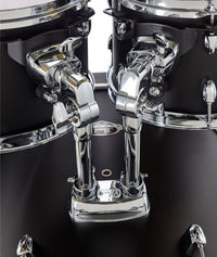 Pearl EXX725SBR C761 Export Exx Batería Acústica con Herrajes y Platos Satin Shadow Black 14