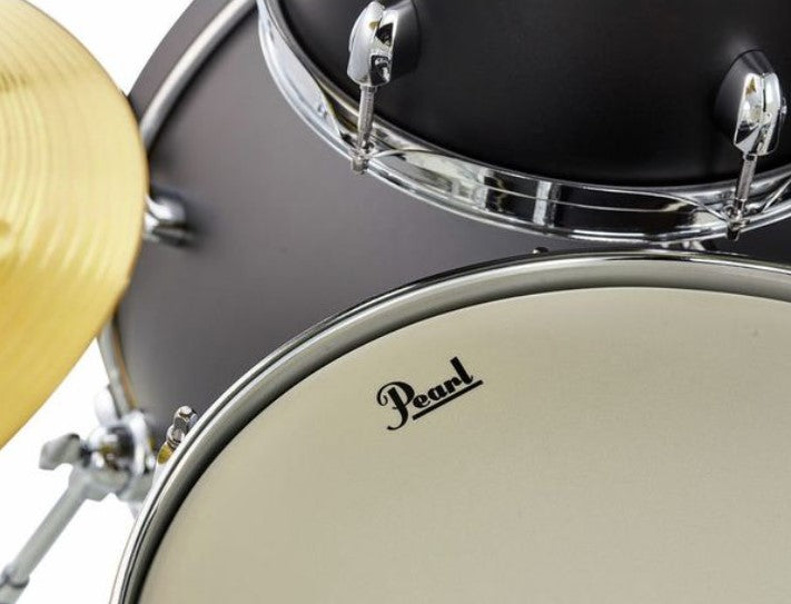 Pearl EXX725SBR C761 Export Exx Batería Acústica con Herrajes y Platos Satin Shadow Black 20