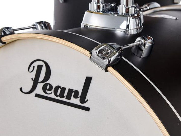 Pearl EXX725SBR C761 Export Exx Batería Acústica con Herrajes y Platos Satin Shadow Black 22