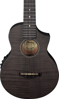 Ibanez UEW12E BIF Ukelele Electrificado Black Ice Flat 4