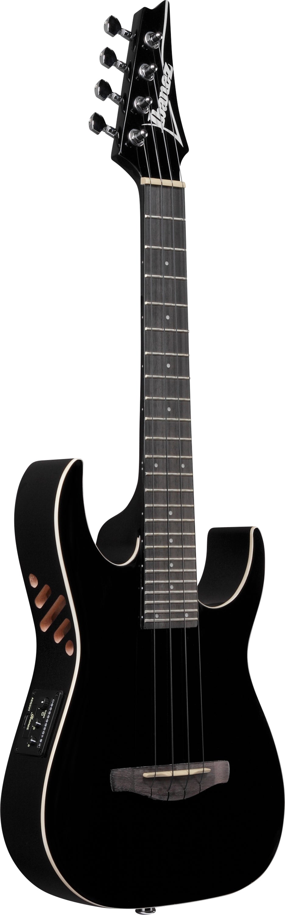 Ibanez URGT100 BK Ukelele Electrificado Black High Gloss 2