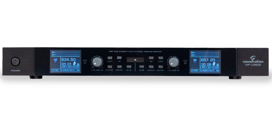 Soundsation WF-U2602HP Sistema Inalámbrico con Dos Microfónos 2