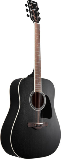 Ibanez AW84 WK Guitarra Acústica Weathered Black Open Pore 2