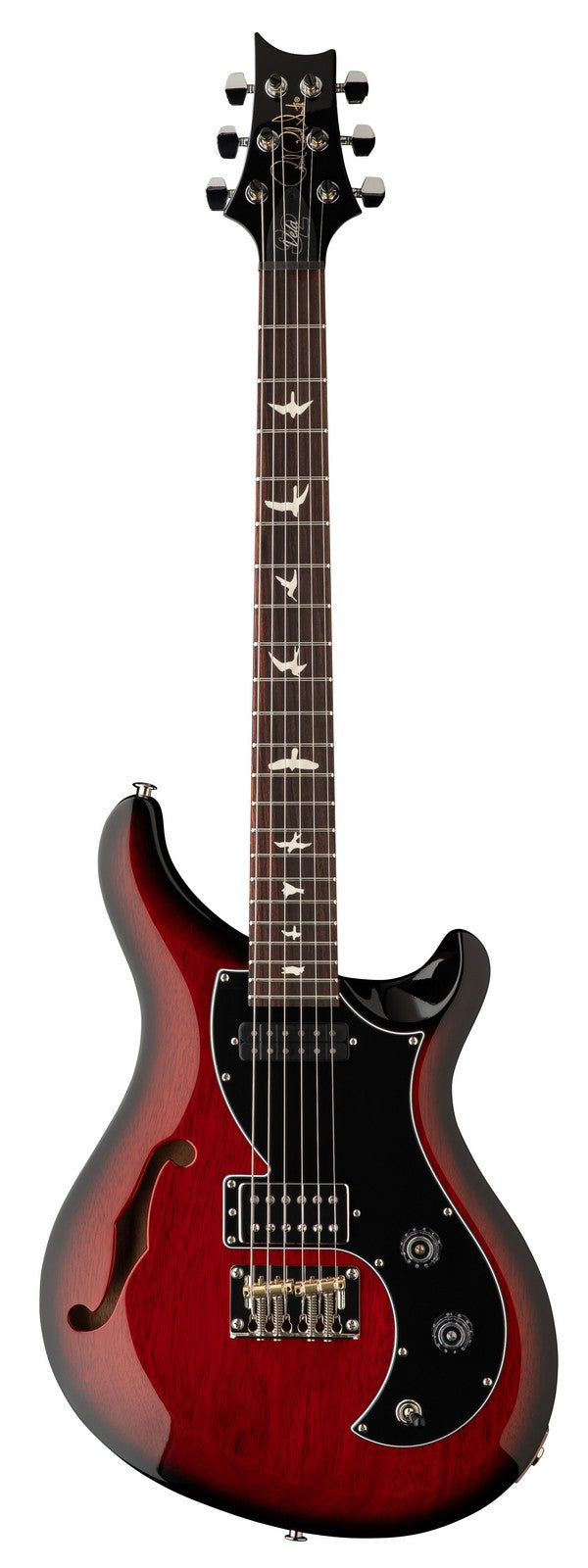 PRS S2 Vela Semihollow 2024 SS Guitarra Eléctrica Scarlet Sunburst 1