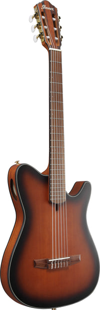 Ibanez FRH10N BSF Guitarra Española Electrificada Brown Sunburst Flat 2