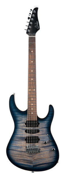 Suhr Modern Plus HSH PF WB Guitarra Eléctrica Trans Fade Whale Blue 1