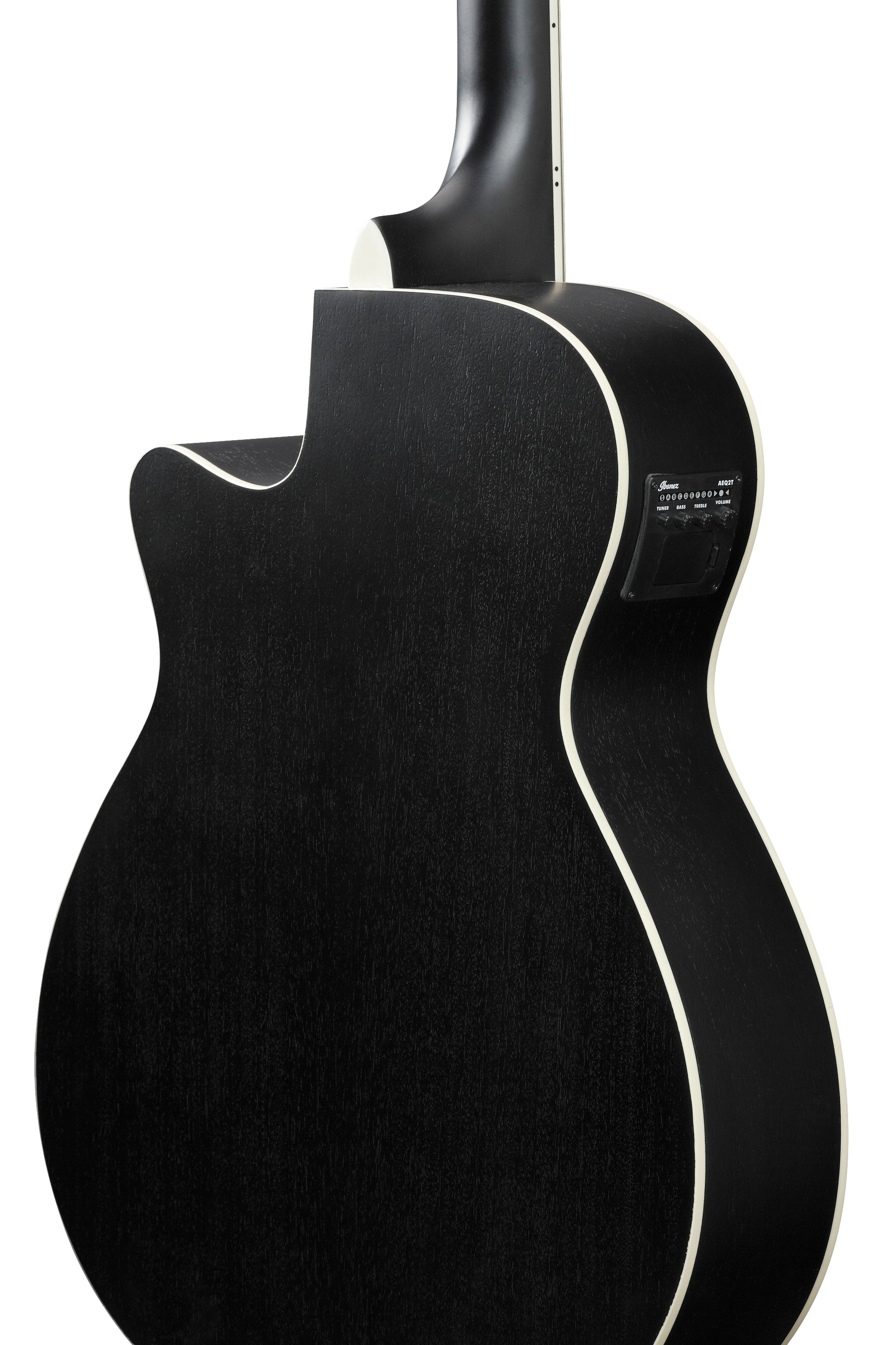 Ibanez AEG7MH WK Guitarra Electroacústica Weatherd Black Open Pore 9