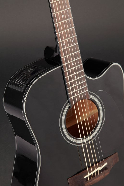 Takamine GF30CE BLK Guitarra Electroacústica FXC Grand Concert Negra 8