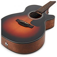 Takamine GF30CE BSB Guitarra Electroacústica FXC Grand Concert Brown Sunburst 4