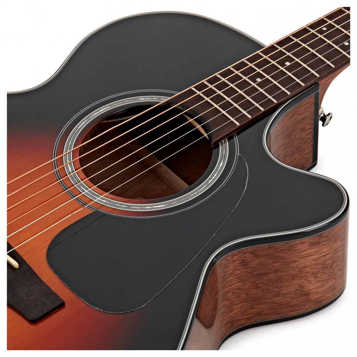 Takamine GF30CE BSB Guitarra Electroacústica FXC Grand Concert Brown Sunburst 5