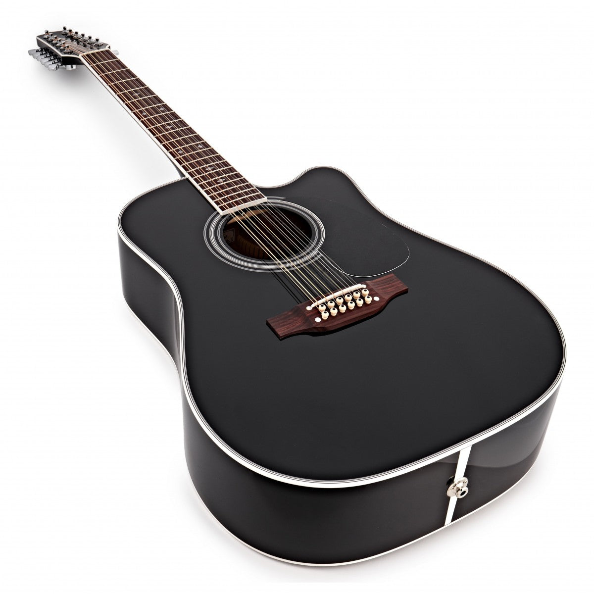 Takamine EF381SC Guitarra Electroacústica Dreadnought 12 Cuerdas Negra