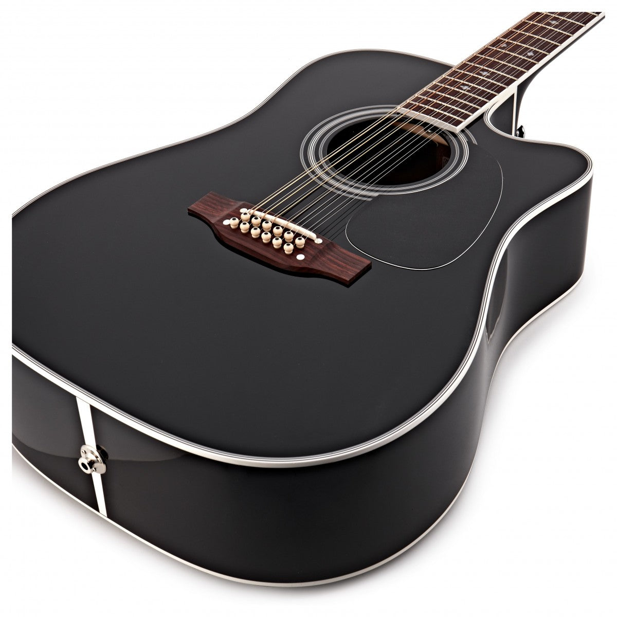 Takamine EF381SC Guitarra Electroacústica Dreadnought 12 Cuerdas Negra 3