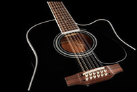 Takamine EF381SC Guitarra Electroacústica Dreadnought 12 Cuerdas Negra 14