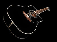 Takamine EF381SC Guitarra Electroacústica Dreadnought 12 Cuerdas Negra 16