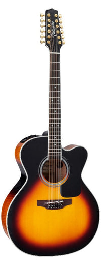 Takamine P6JC-12BSB Guitarra Electroacústica Jumbo 12 Cuerdas Brown Sunburst 1