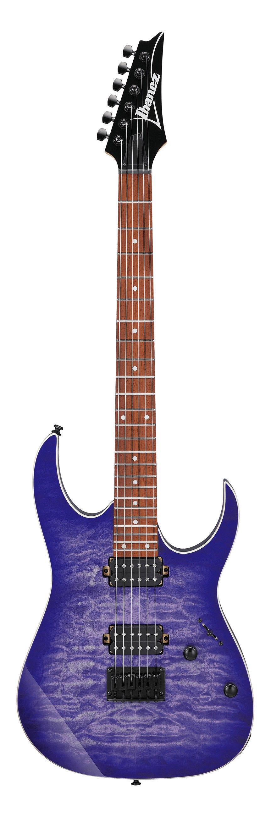 Ibanez RG421QM CBB Guitarra Eléctrica Cerulean Blue Burst 1