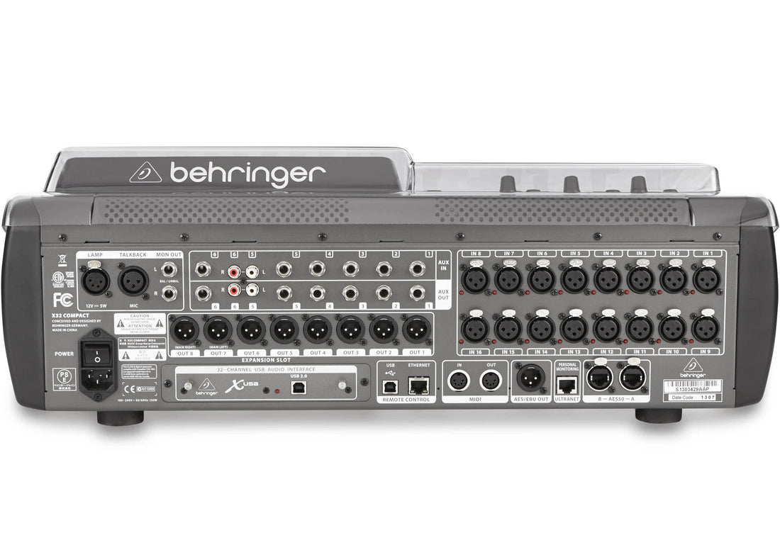 Decksaver DS-PC-X32COMPACT Tapa Protectora Behringer X32 Compact 2