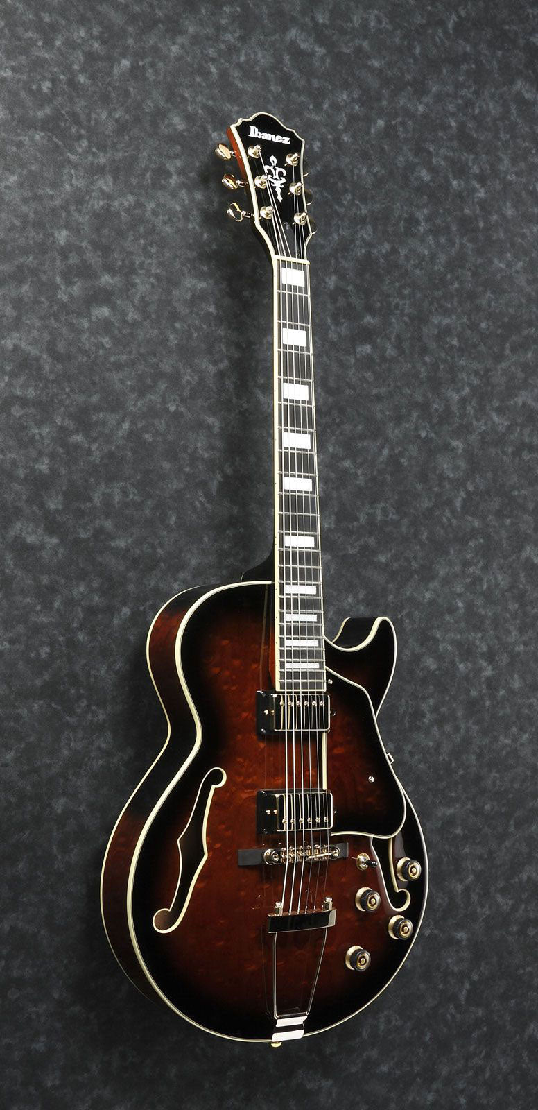 Ibanez AG95QA DBS Artcore Expressionist Guitarra Eléctrica Dark Brown Sunburst 5