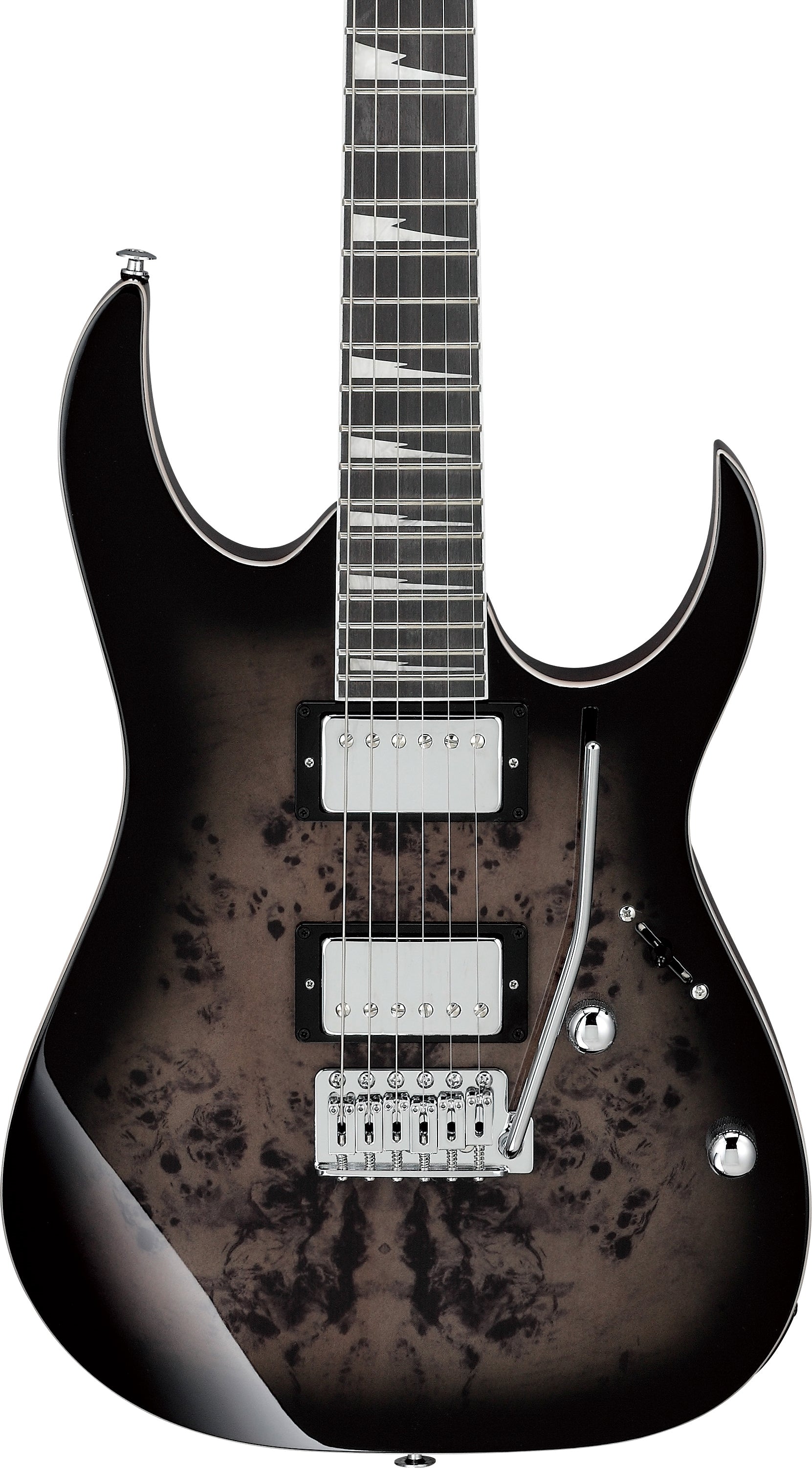 Ibanez GRG220PA1 BKB Guitarra Eléctrica Transparent Brown Black Burst 4