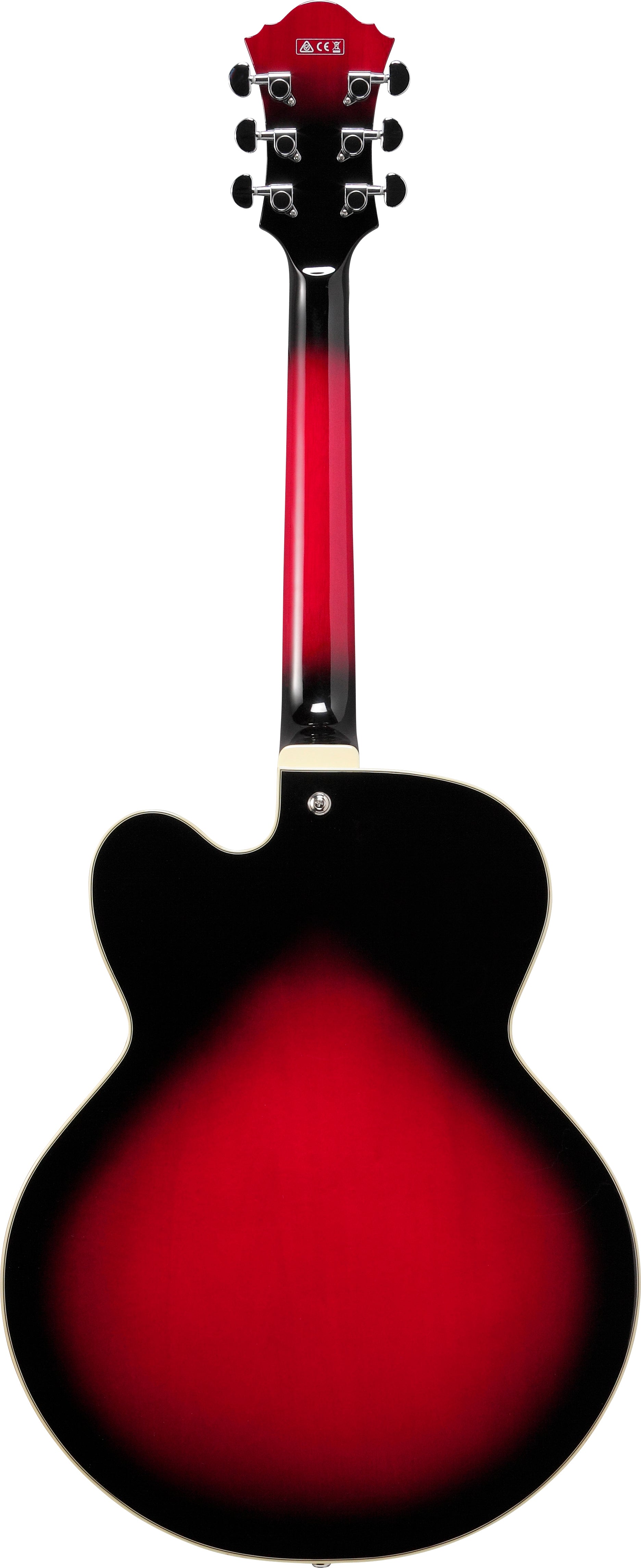 Ibanez AF75 TRS Guitarra Eléctrica Transparent Red Sunburst 3