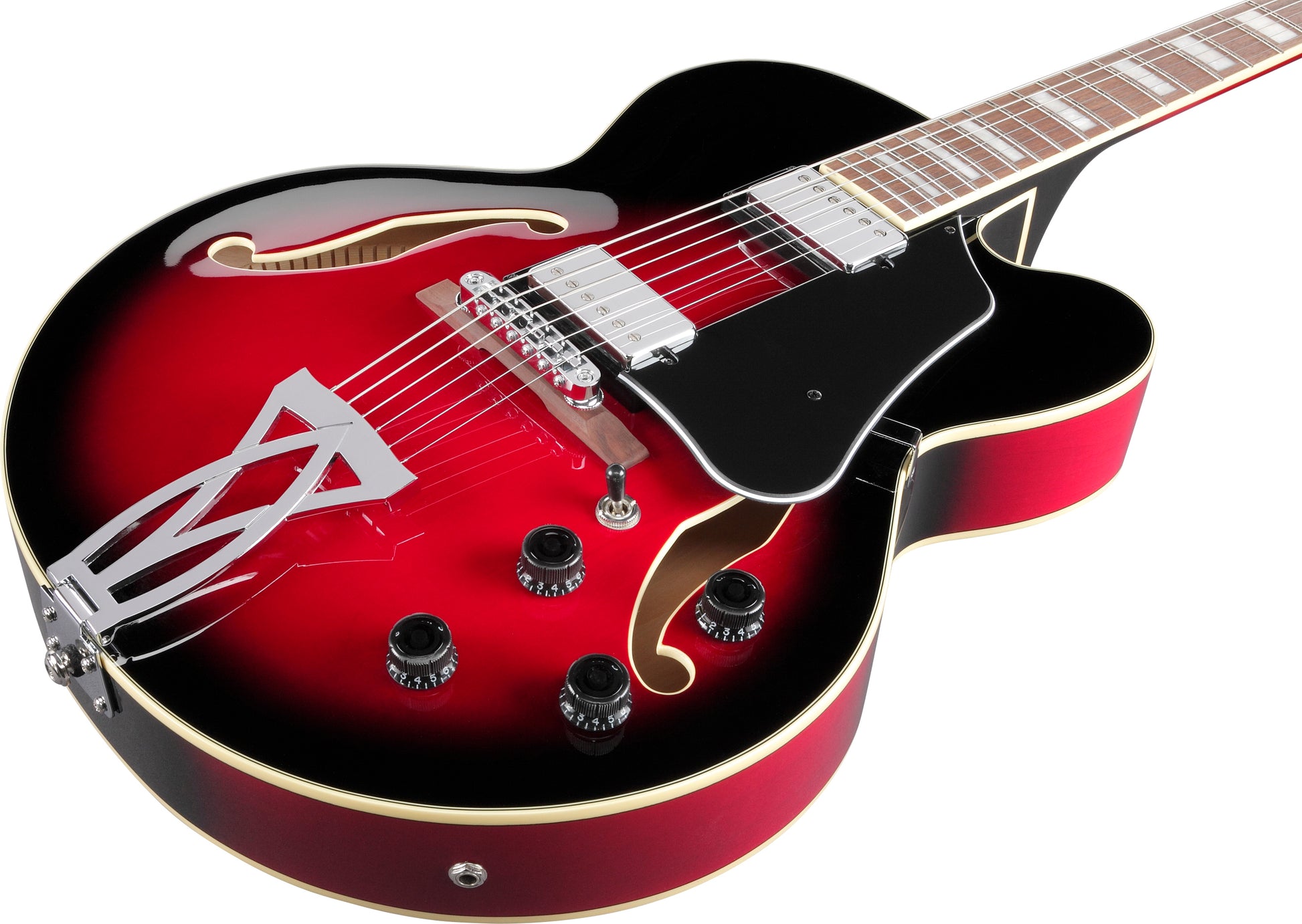 Ibanez AF75 TRS Guitarra Eléctrica Transparent Red Sunburst 8