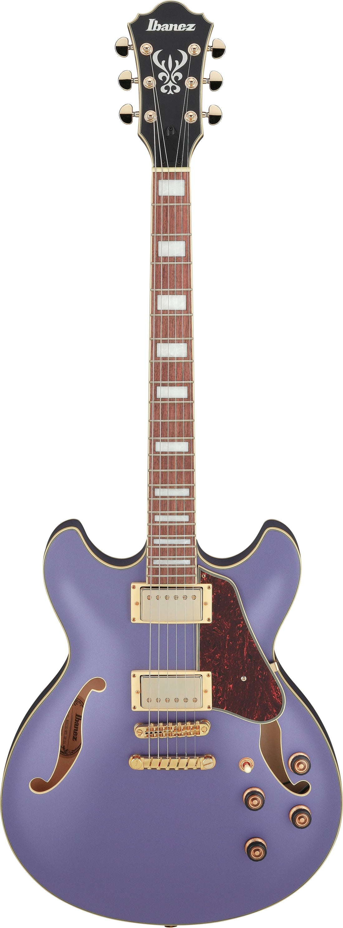 Ibanez AS73G MPF Guitarra Eléctrica Metallic Purple Flat 1