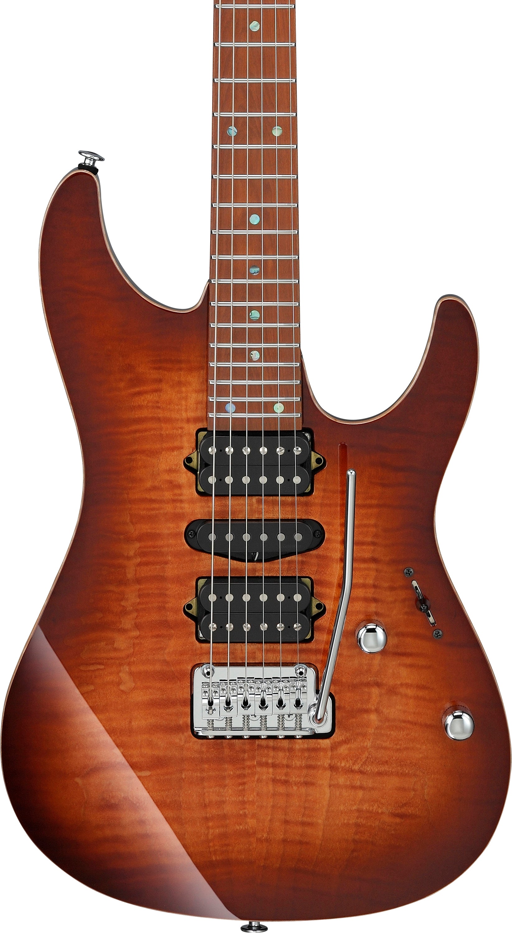 Ibanez AZ2407F BSR Prestige Guitarra Eléctrica Brownish Sphalerite 4