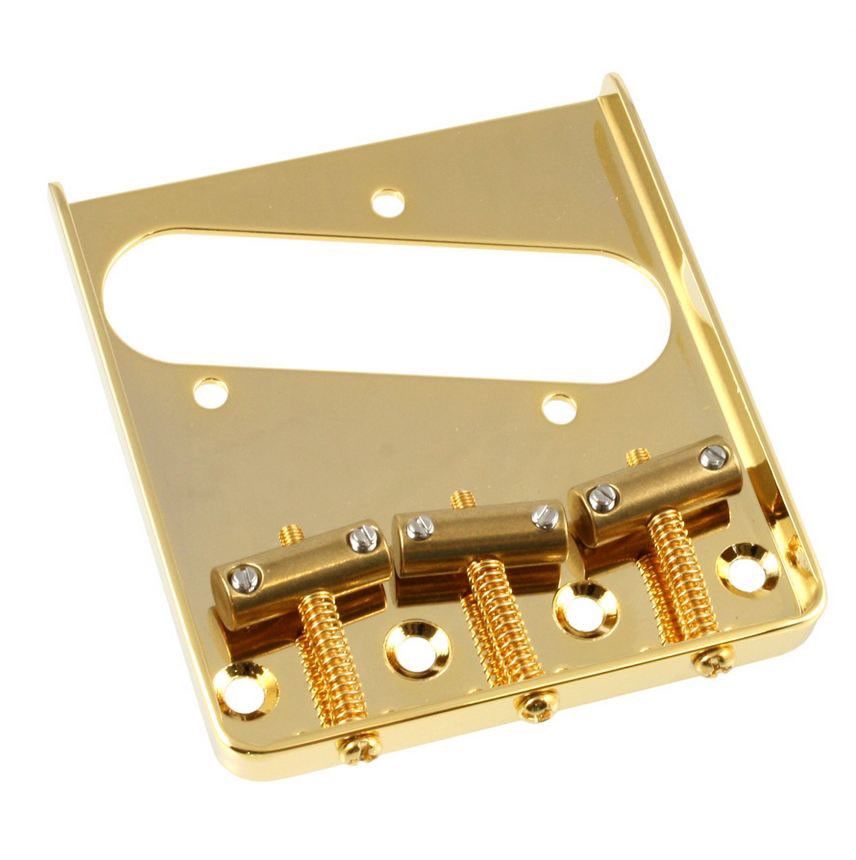 All Parts TB5125002 Gold Vintage Compensated Saddle Bridge for Telecaster 1