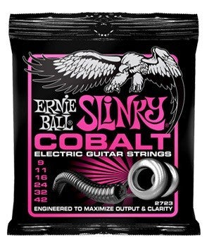 Ernie Ball 2723 Slinky Cobalt Juego Cuerdas Guitarra Eléctrica 009-042 1