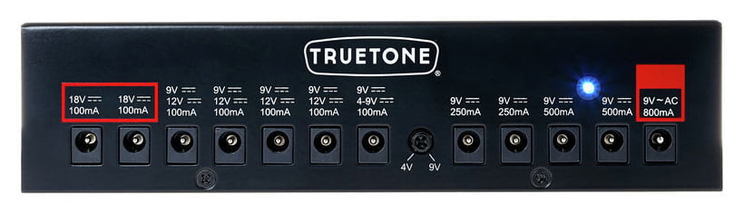 Truetone Spot Pro CS12 Fuente Alimentación 12 Salidas 5