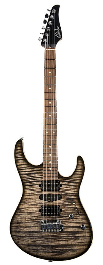 Suhr Modern Plus HSH PF CB Guitarra Eléctrica Trans Charcoal Burst 1