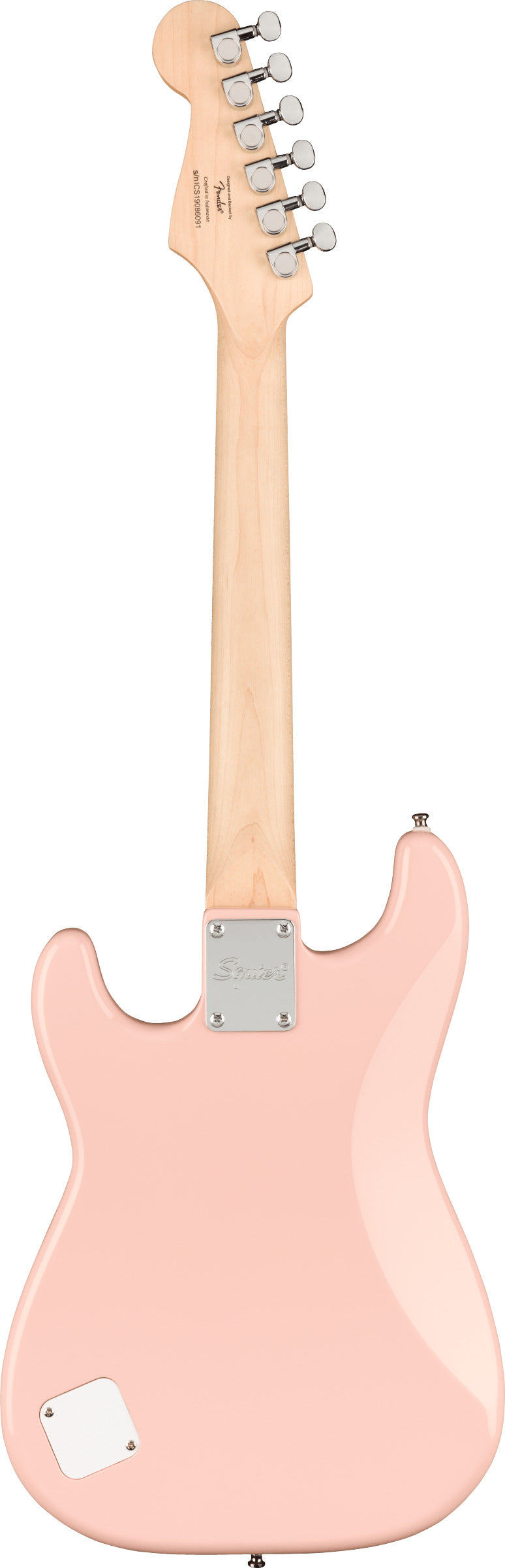 Squier Mini Stratocaster V2 IL Guitarra Eléctrica Shell Pink 2