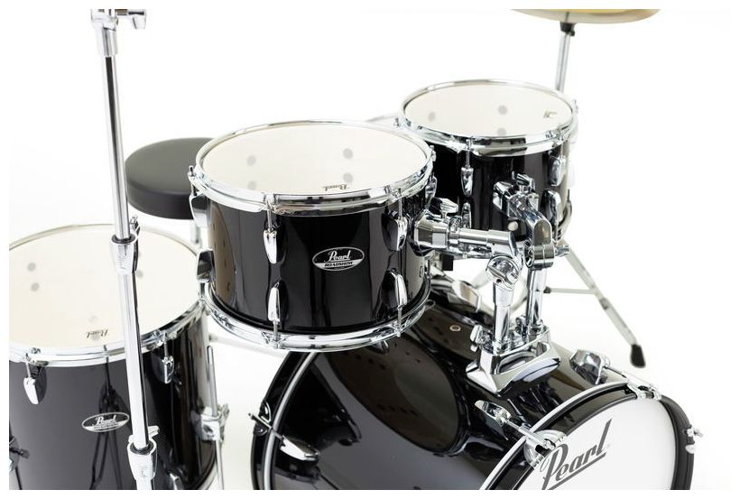 Pearl RS505C C31S Roadshow Batería Acústica con Herrajes y Platos Jet Black 2