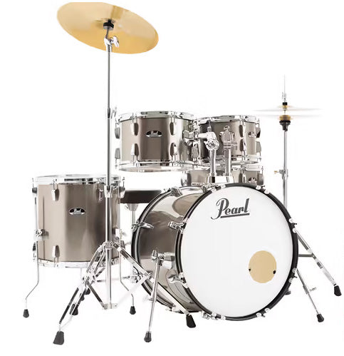 Pearl RS505C C707S Roadshow Batería Acústica con Herrajes y Platos Bronze Metallic 1