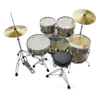 Pearl RS505C C707S Roadshow Batería Acústica con Herrajes y Platos Bronze Metallic 4