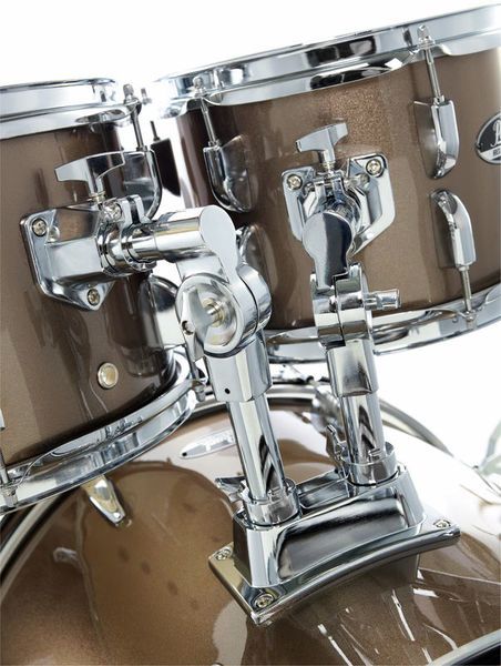 Pearl RS505C C707S Roadshow Batería Acústica con Herrajes y Platos Bronze Metallic 11