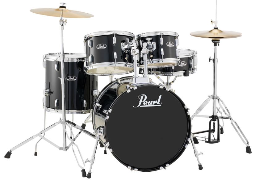 Pearl RS585C C31 Roadshow Batería Acústica con Herrajes Jet Black 2