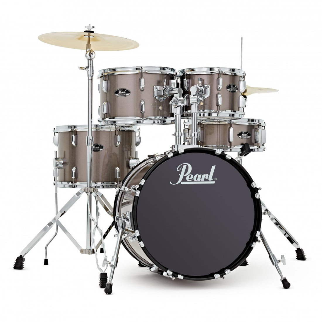 Pearl RS585C C707 Roadshow Batería Acústica con Herrajes Bronze Metallic 1