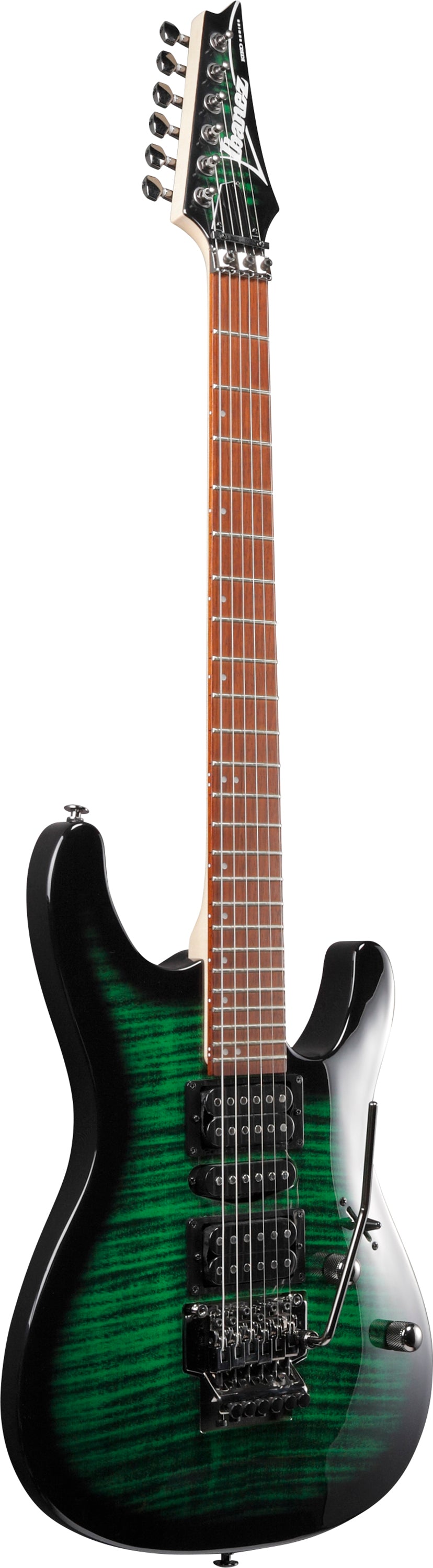 Ibanez KIKOSP3 TEB Guitarra Eléctrica Transparent Emerald Burst 2