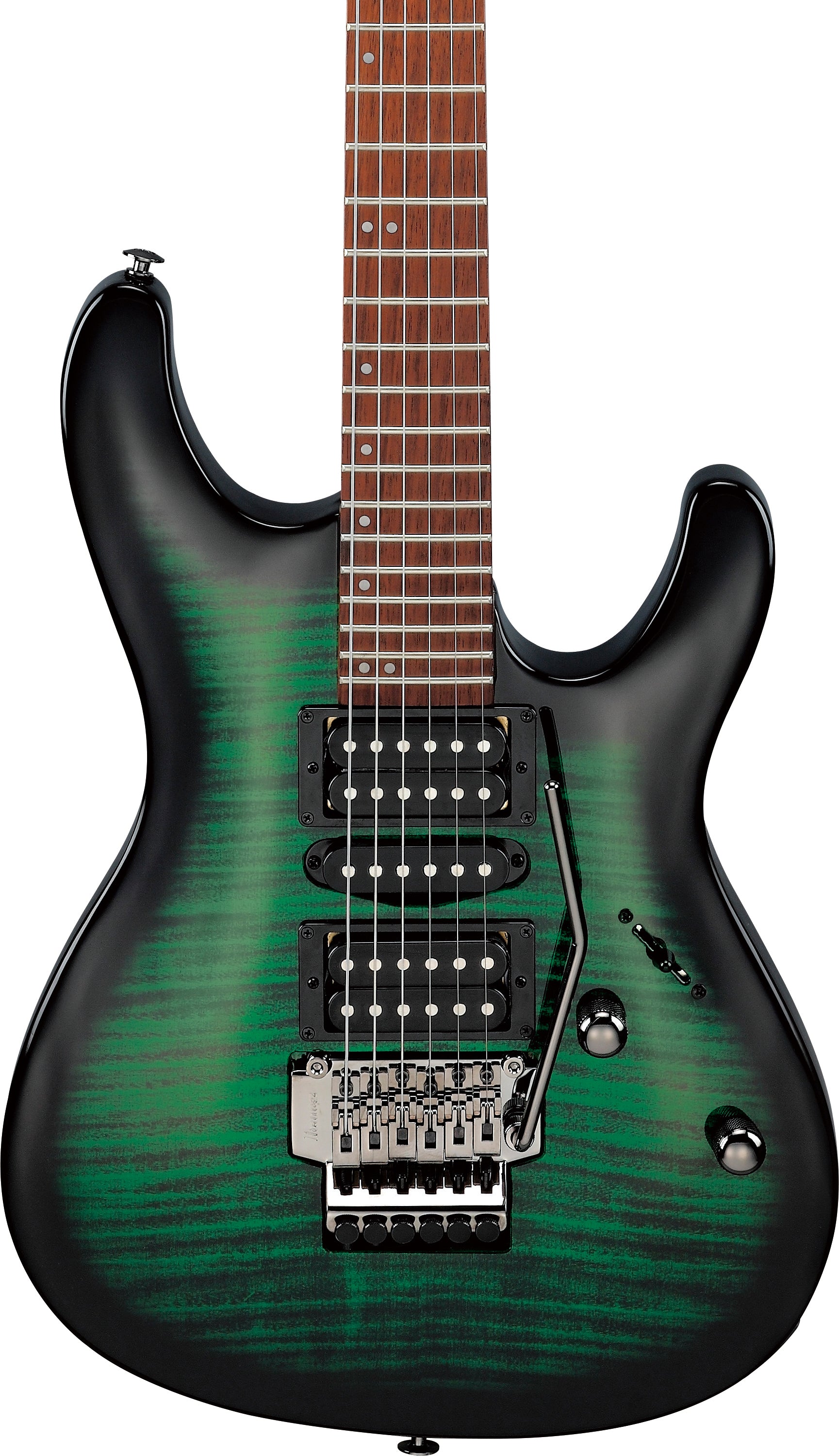 Ibanez KIKOSP3 TEB Guitarra Eléctrica Transparent Emerald Burst 4