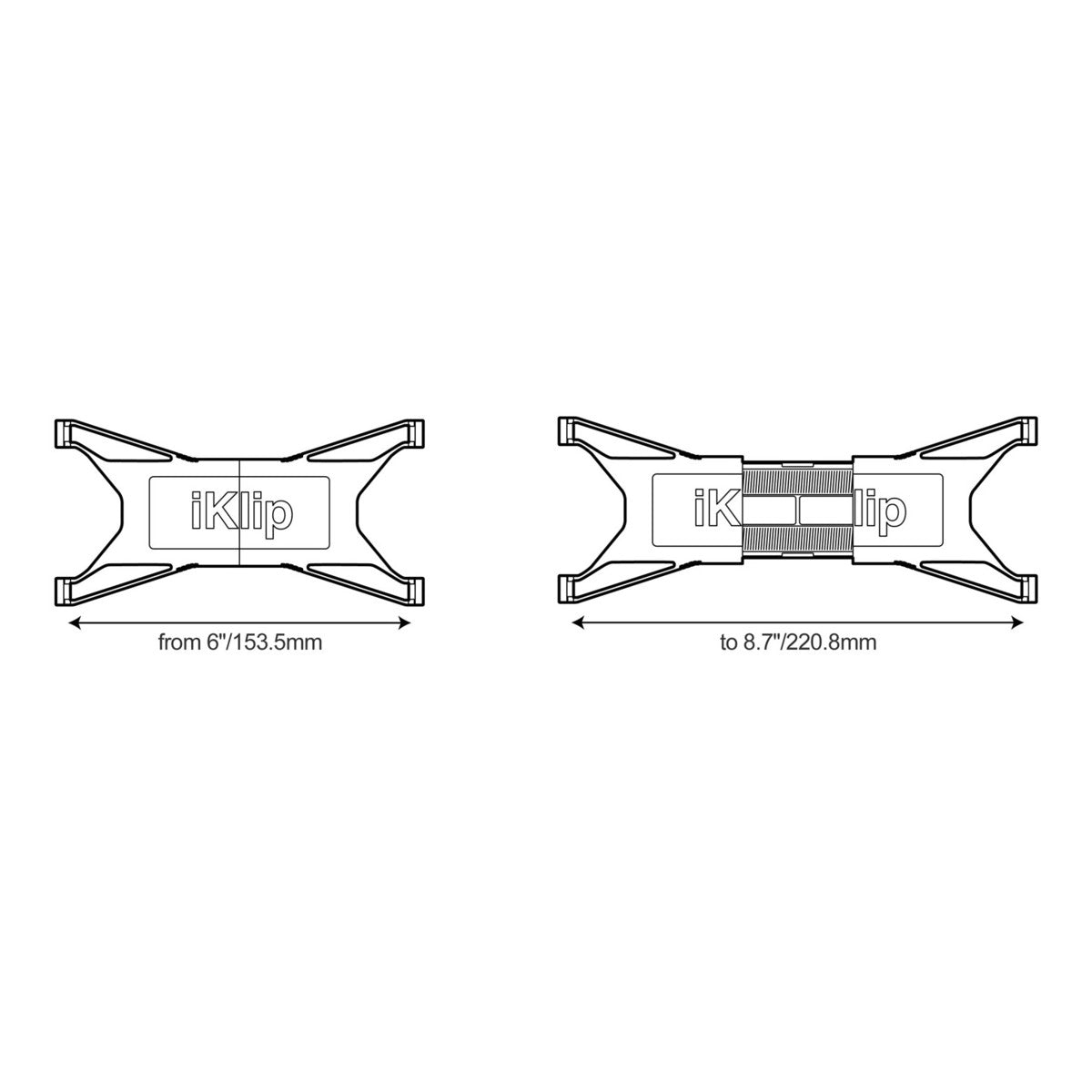 IK Multimedia iKLIP Xpand Adaptador para Soporte de Micrófono para iPAD y Tablets 13